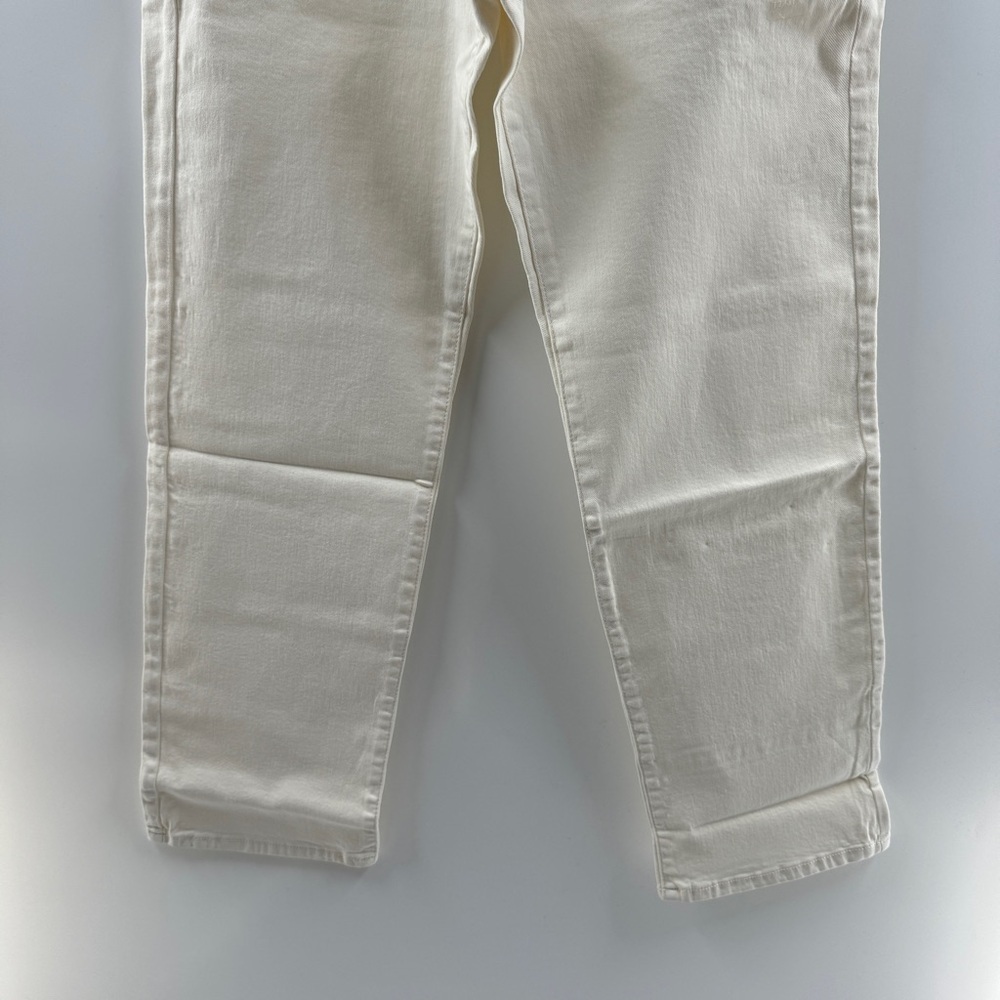 Lucky Brand Zoe High Rise Straight Jeans Cream Comfort Stretch Size 12/31R NWT - Picture 5 of 9